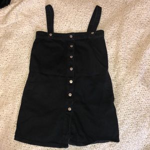 UO denim button up dress